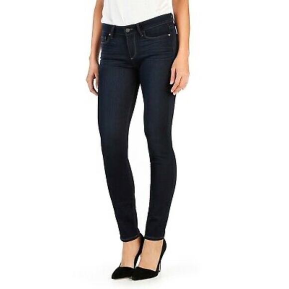 Paige Verdugo Ankle Denim Jeans in Tatum dark wash - Picture 1 of 4